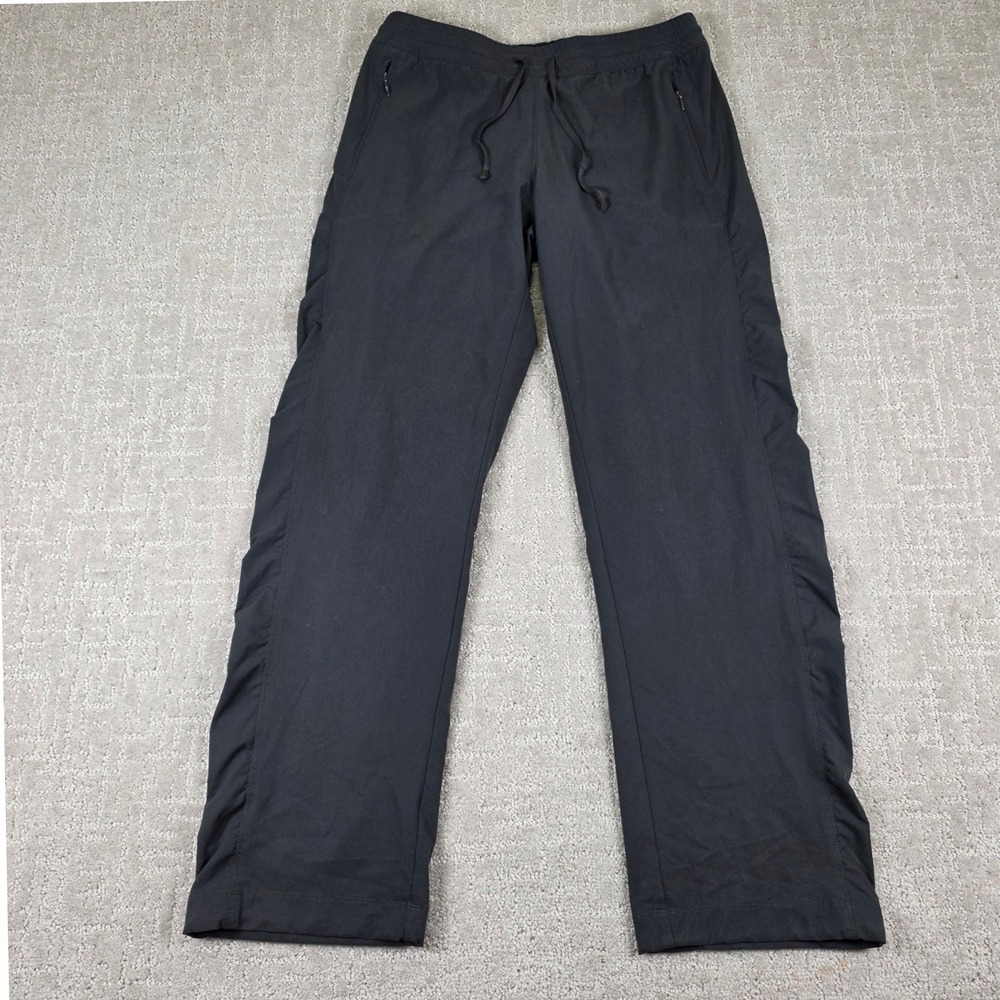 Kuhl Mova Straight Leg Pants Womens Medium Short Black Hiking Outdoor Wicking